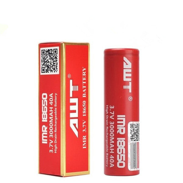 AWT IMR18650 3.7V 3000mAh Rechargeable Li-Mn Batteries in au and nz