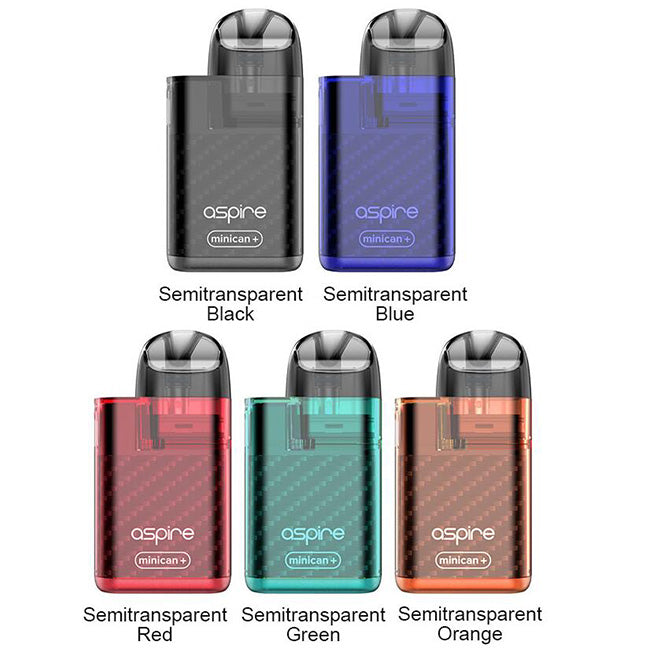 Aspire Minican Plus Pod System Kit in multi colors