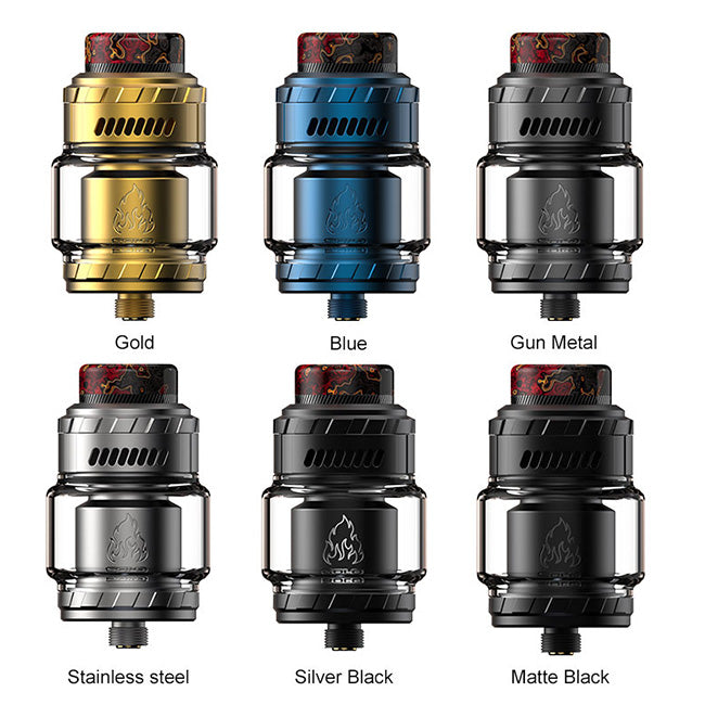 Blaze Solo RTA By ThunderHead Creations x Mike Vapes in multi colors