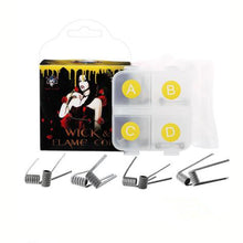 Load image into Gallery viewer, Demon Killer Wick &amp; Flame 316L Coil Kit yellow color
