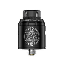 Load image into Gallery viewer, Lost Vape Centaurus Solo RDA 24mm in black color
