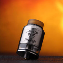 Load image into Gallery viewer, Thunderhead Creations Tauren BF RDTA in silver color
