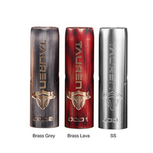 Load image into Gallery viewer, Thunderhead Creations Tauren Mech Mod in brass grey, brass lava, and steel color
