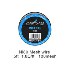 Load image into Gallery viewer, Vandy Vape Mesh Wire Ni80 

