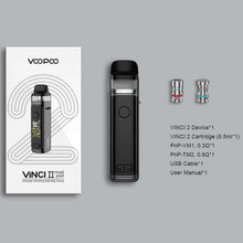 Load image into Gallery viewer, VOOPOO VINCI 2 Pod Kit 6.5ml VINCI II 50W 1500mAh in black color
